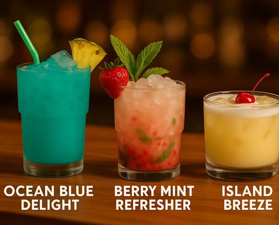 Signature mocktails